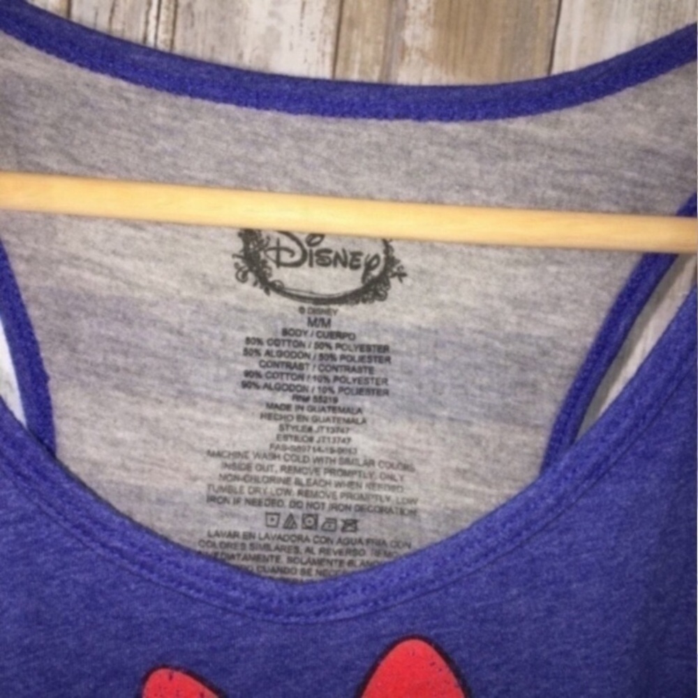 Minnie Mouse Blue Striped Tank - Picture 4 of 5